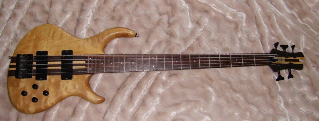 Bass guitar Five string electric bass guitar